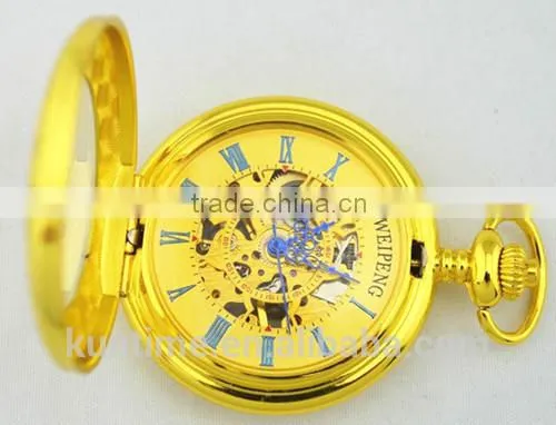 Fashion steampunk pocket watch wholesale alibaba in russian mechanical analog movt