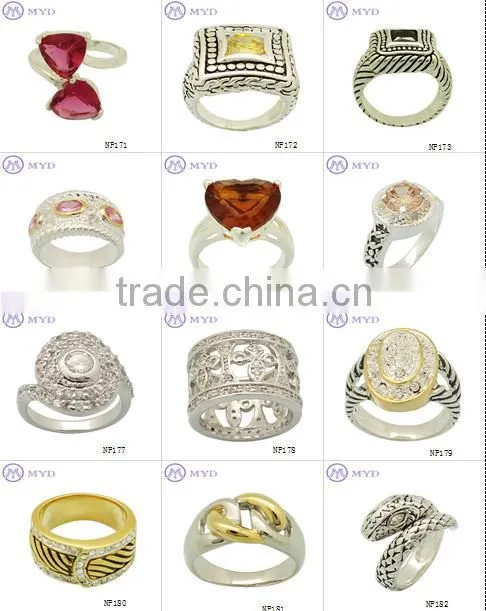 925 sterling silver yellow stone ring