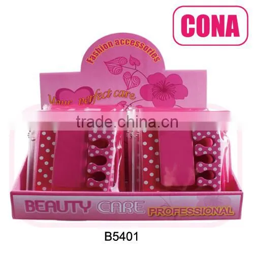 high quality customized paper display pedicure set
