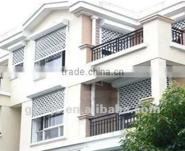 aluminum roller slats window, metal roll up windows, steel window grill design