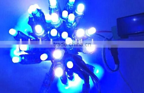 Decorative12mm and 9mm led string with factory price emitting beautiful pixel color