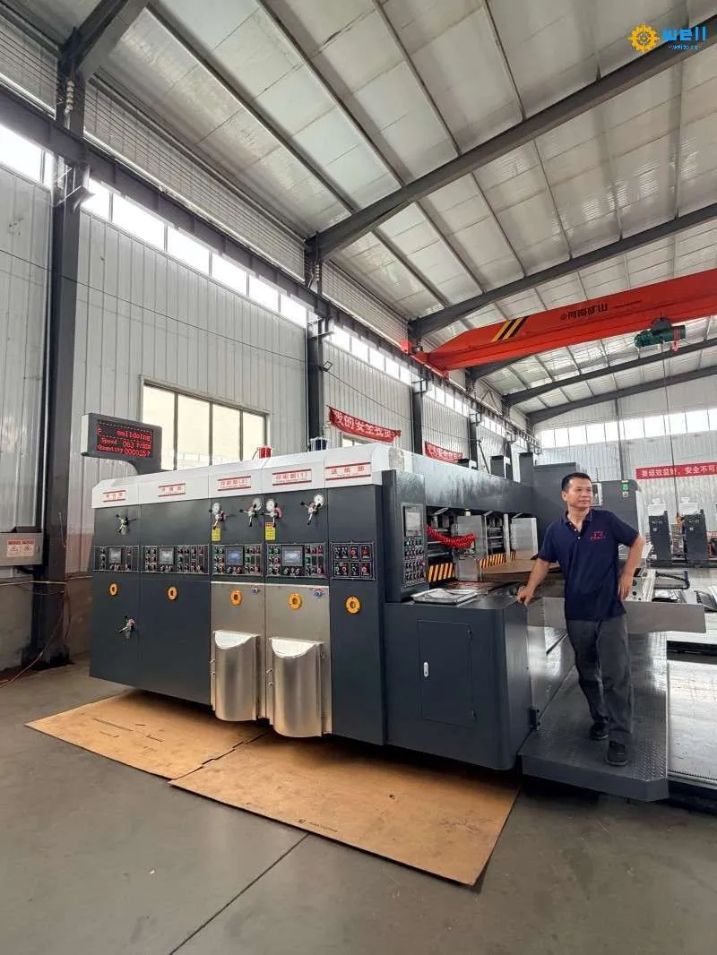automatic printing die cutting slotting machine