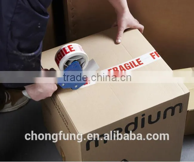 Black Printing Red Tape--- Fragile Tape