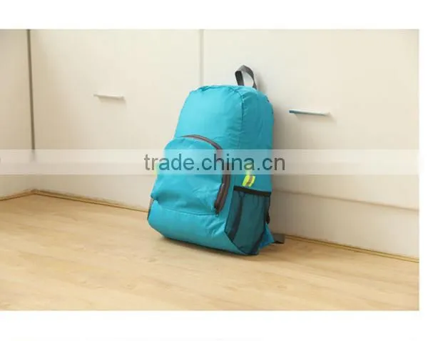 waterproof foldable backpack durable rolling travel backpack