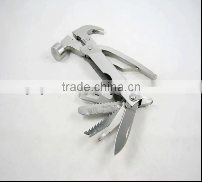 Stainless steel multi-function hammer with screwdriver