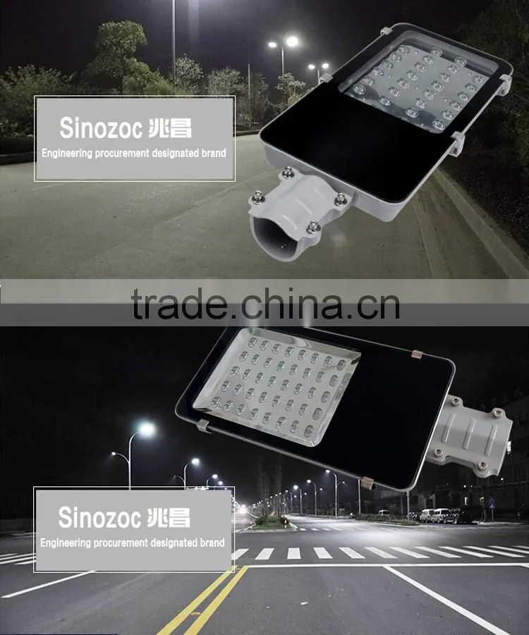 Sinozoc High lumen led street light housing outdoor waterproof ip65 aluminum led street lamps led for highway and road lighting