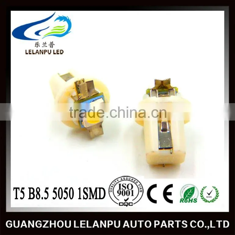 factory price hot sale auto interior led indicating lampled 12v T5 B8.5 5050 1smd car led light