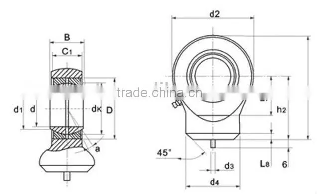 Rod Ends for Hydraulic Components GK...DO