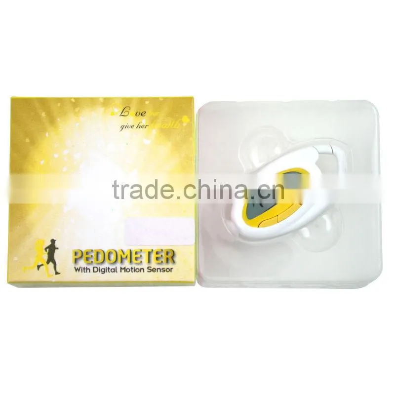 DP076 Colorful Multifunction Keychain Pedometer