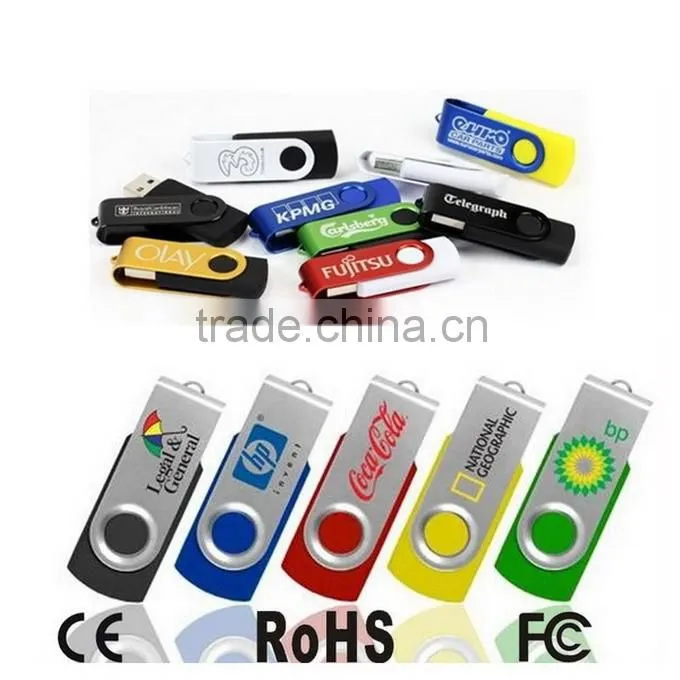 Custom Logo Twister Usb 2.0 4Gb