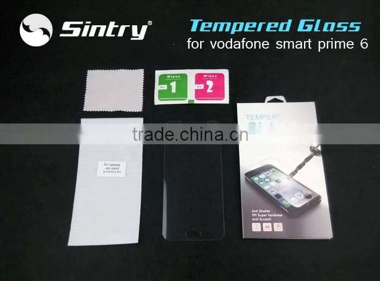 Explosion proof coating 4.0inch screen protector Wholesale tempered glass screen protector for vodafone smart prime 6