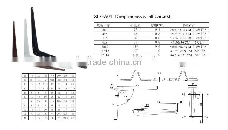Adjustable angle wall bracket