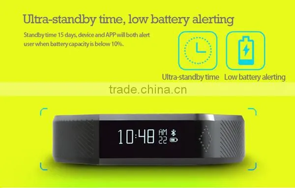 Original Factory Vidonn X6 notifications rollover on free app bluetooth 4.0 ios&android cicret smart bracelet