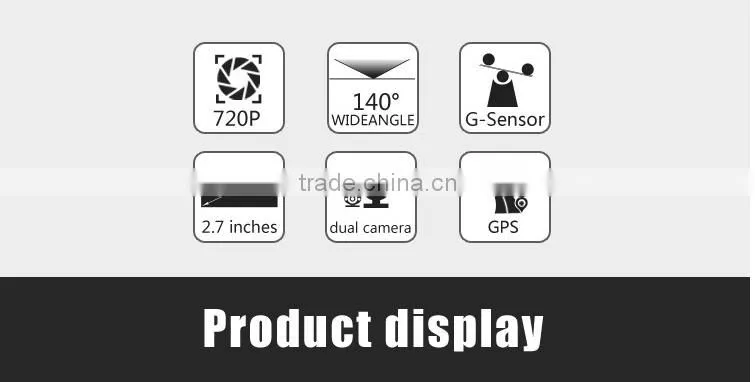 2015 NEW mini X3000 R300 HD 720P GPS Cam Video Camcorder Car Camera Recorder DVR 2.7" LCD Dual G sensor Car dvr in stock 002876