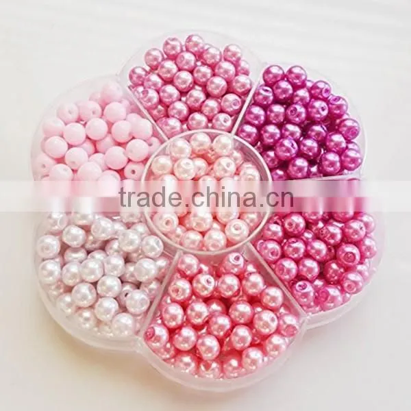 White color China artificial pearls necklaces Factory