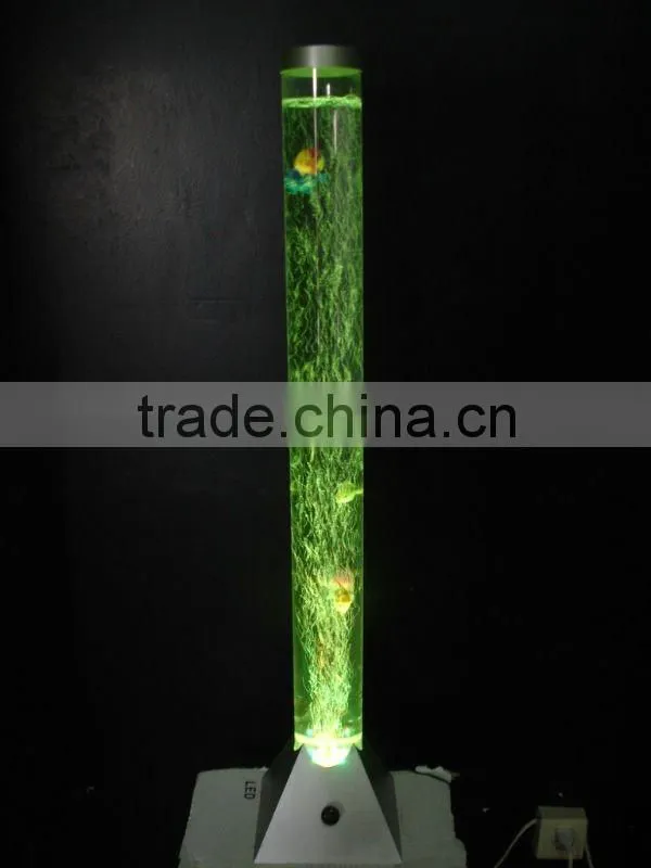 plastic fish lamp,sell wedding lamp ,plastic vase ,led flower vase,craft light,water column light led light