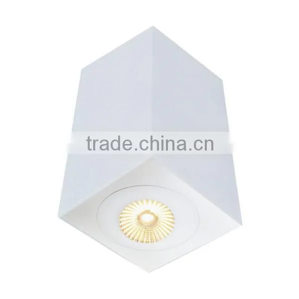 Dimmable High CRI COB frame 10w high bright recessed downlight led rectangular