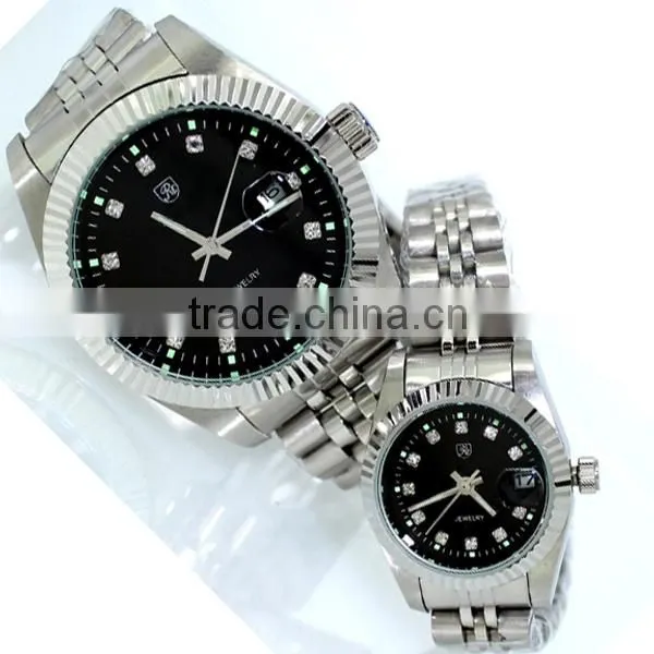 2015 trend design japan movement geneva quartz stainless steel back watch