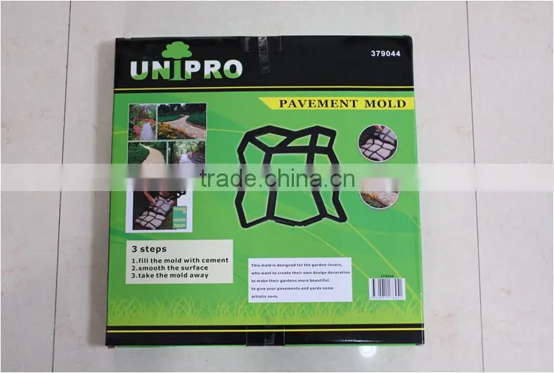 PP material paver stone cocrete mould outdoor concrete pavement mold