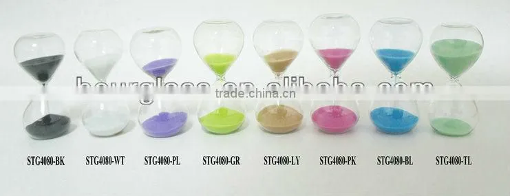Glass sand timer, Hourglass, 3mins sand clock, Egg timer, Kitchen sand timer
