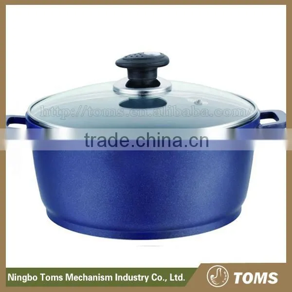 TOMS Colourful Ceramic coating Aluminium Casserole