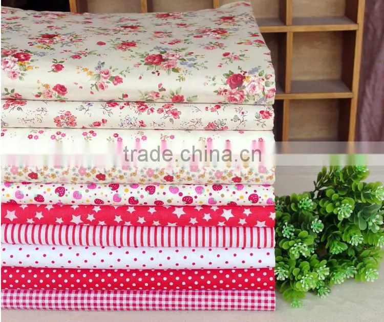 Hot sale 100% printed cotton fabric for curtain and bedding set fabric