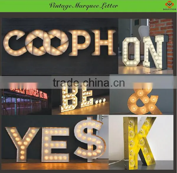 illuminated advertising sign for shop