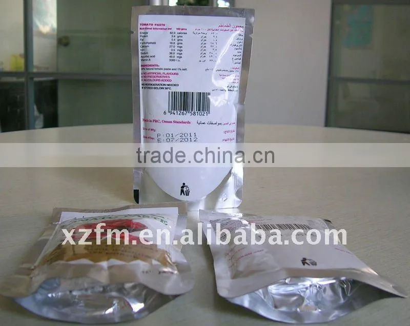 Standing Pouch tomato paste tomato suace
