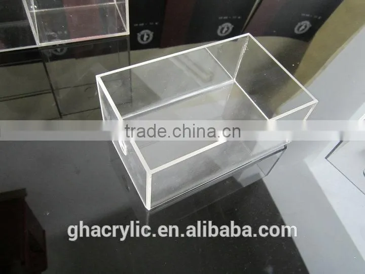 Professional Design Customized Acrylic Storage Box donation box