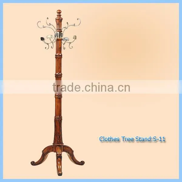 Wooden clothes hanger S-11