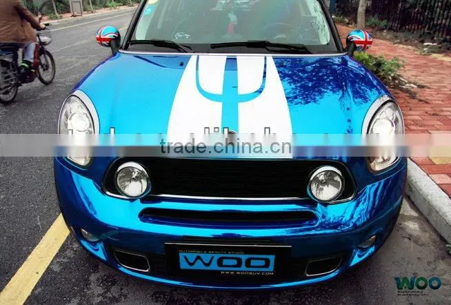 Colored Chrome mirror Car Body Sticker,Chrome Stickers For Cars1.52*30m