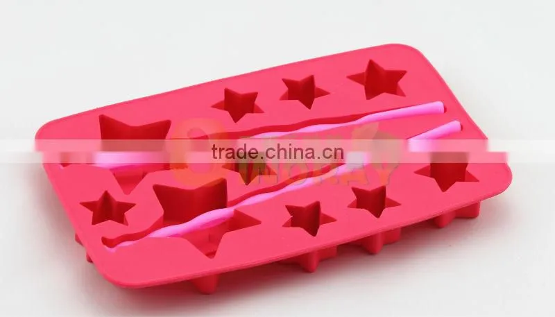 High Quality Silicone Ice Tray of Stars