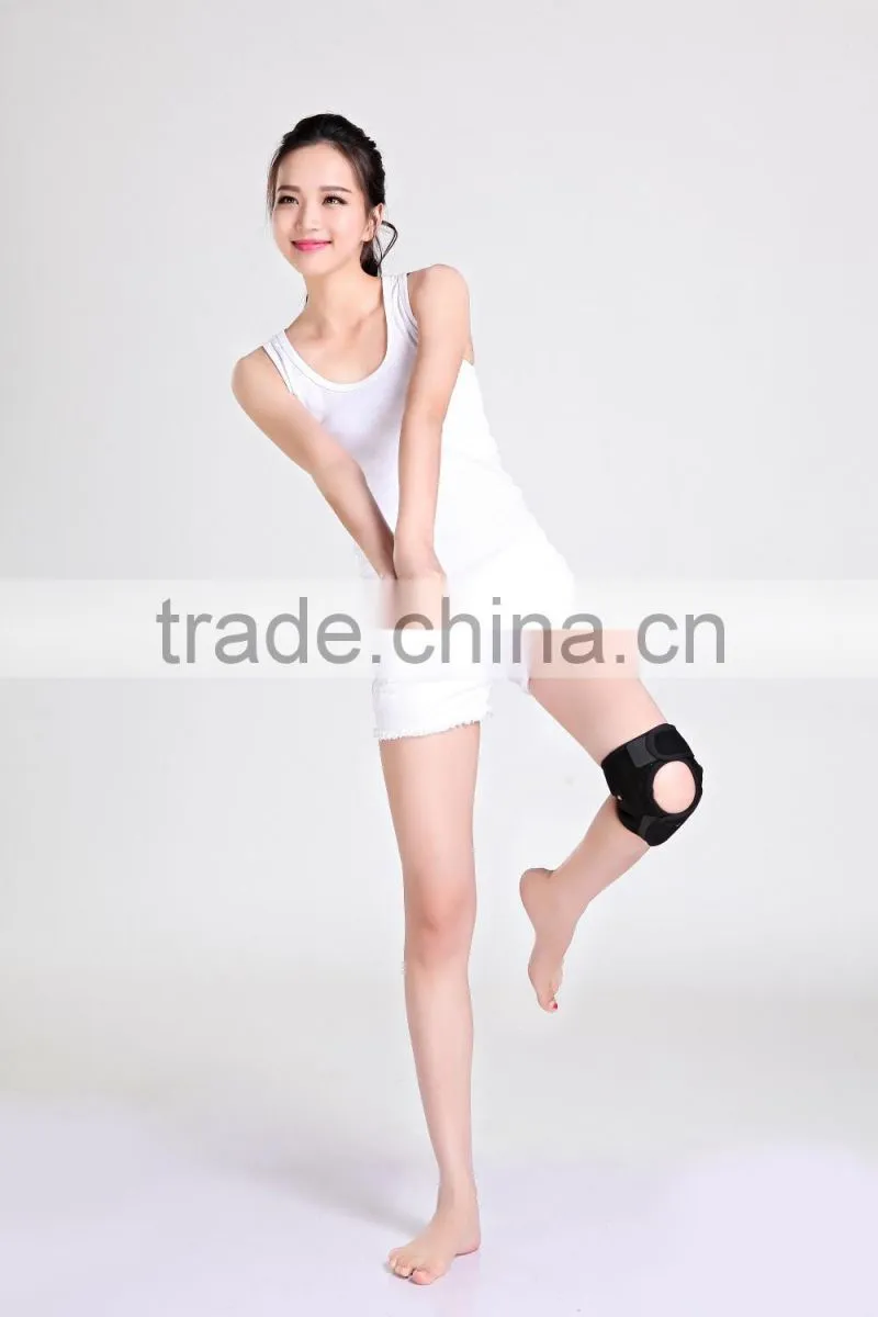 Neoprene fabric Sport Adjustable knee Stabilizer knee support