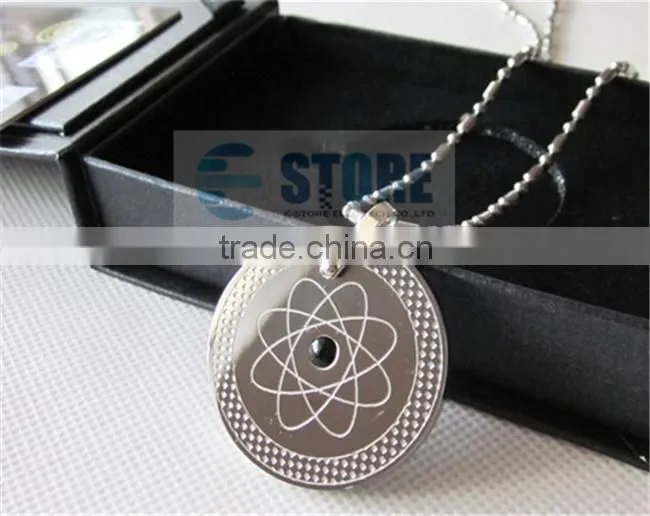 Fashion 3 in 1 Stainless Steel Quantum Scalar Energy Pendant