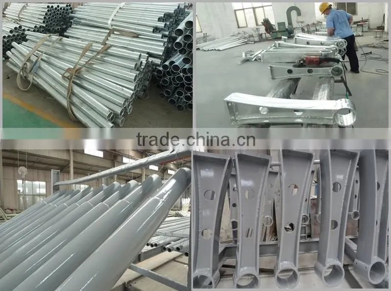 galvanized road safety barrier steel fence post pole for highway