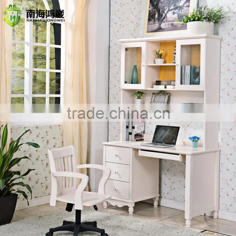 Modern White Wood MDF Panel Simple Vanity Korean Furniture Dressing Table