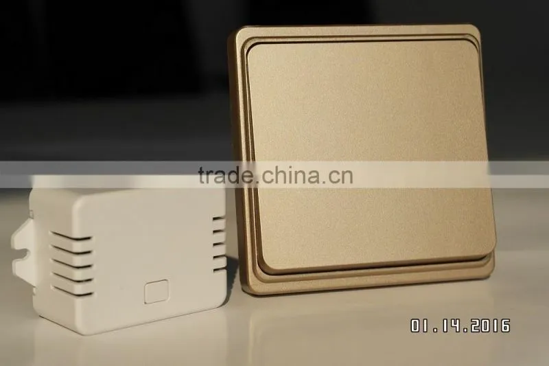 self-powered wireless wall switch manufacturer supply high- end wireless wall switch working range 50 meters wireless switch