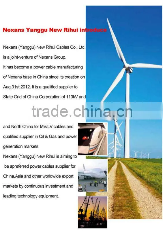 Low voltage cable low smoke cable fire resistant cable