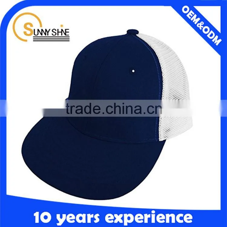 Customize Plain 5 Panel Mesh Snapback Trucker Caps