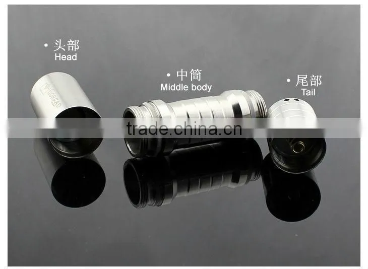 Goread C47 R2 stainless steel 3W high bright rechargeable 14500 LED Torch