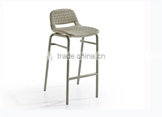 Sea beach Bamboo Aluminum bar stool