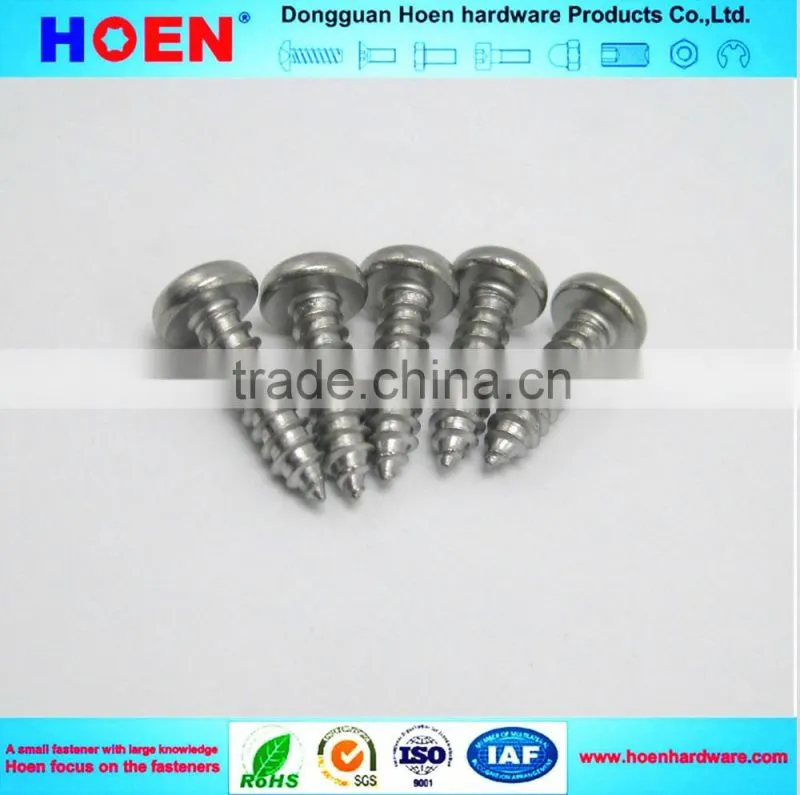 self tapping din7981 pan head phillips screws