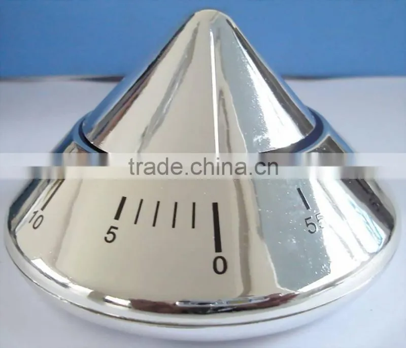 Cute Colorful Plastic Pyramid Shaped Kitchen Mechanical Timer