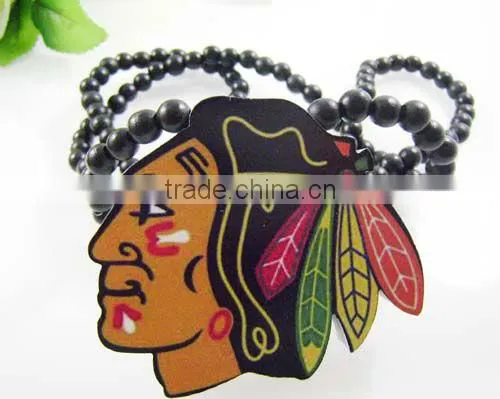 wooden jewelry, hip hop wooden necklaces