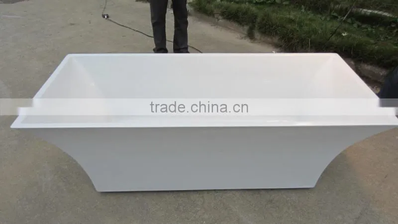 laterst design acrylic freestanding bathtub