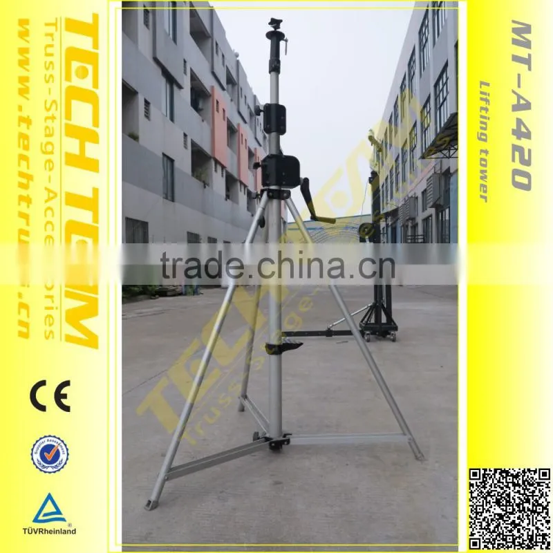 MT-410 Lifting Stand , 80KG Steel Truss Tower Truss Lift