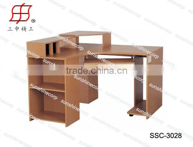 Morden Wood 2 Person Computer Desk
