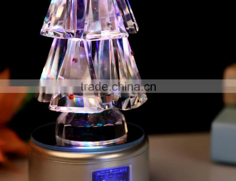 hot sale beautiful colorful crystal Christmas tree