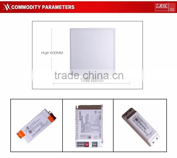 Embedded RA>80 Led 600x600 Ceiling Panel Light