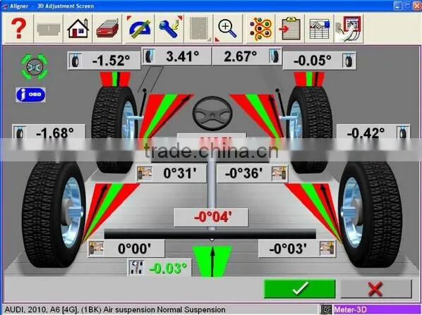 Wheel alignment machine price for sale with good quality